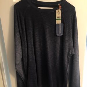 Tommy Bahama Navy Long Sleeve Crew Neck T-shirt